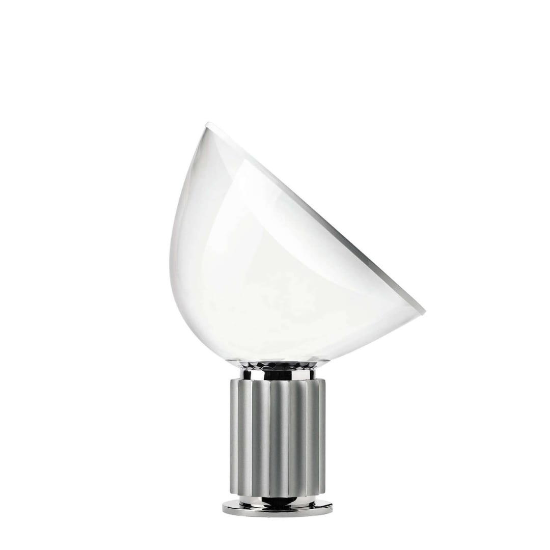 6: Taccia glasskærm Bordlampe LED Sølv - Flos