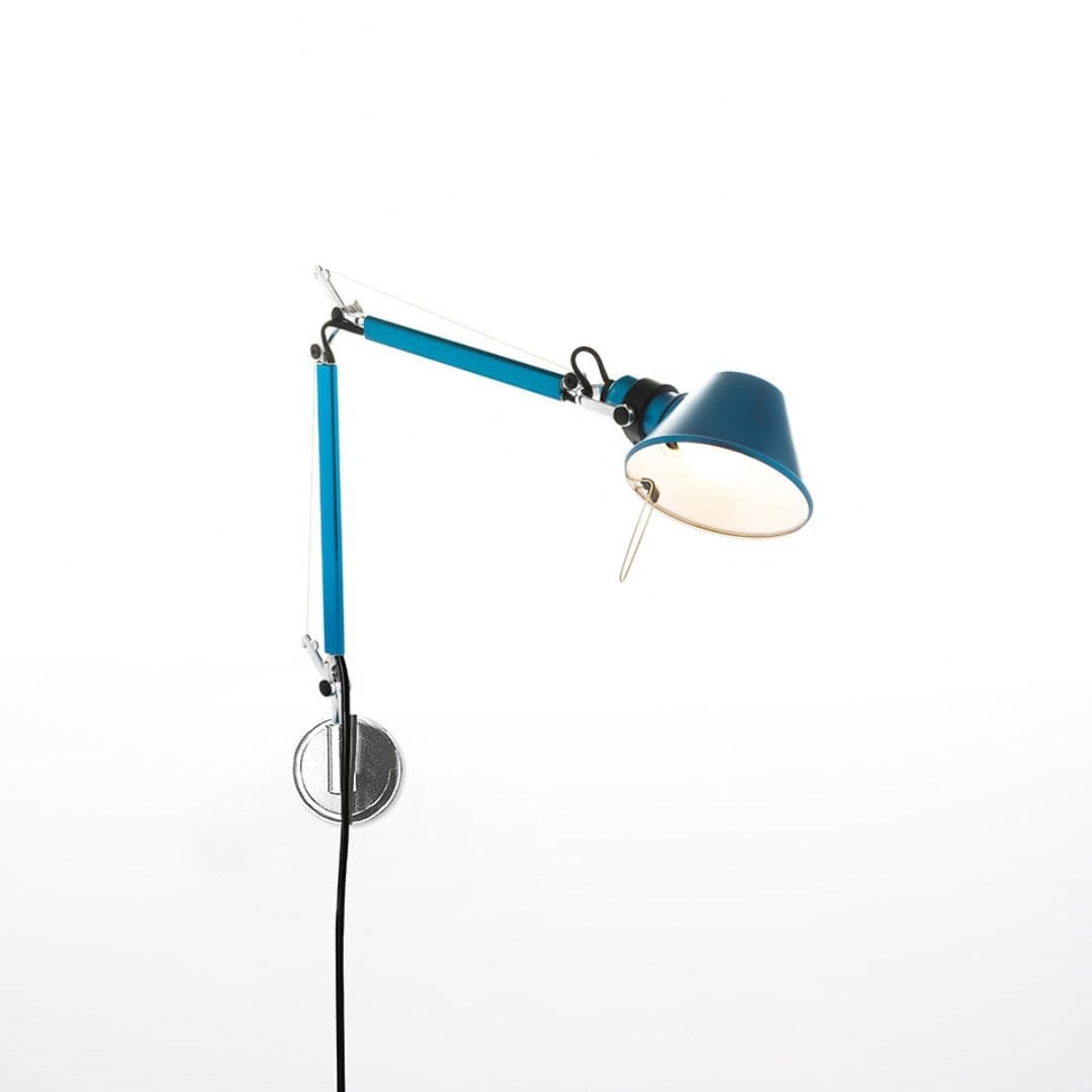Se Tolomeo Micro Væglampe Blå - Artemide hos Luxlight.dk