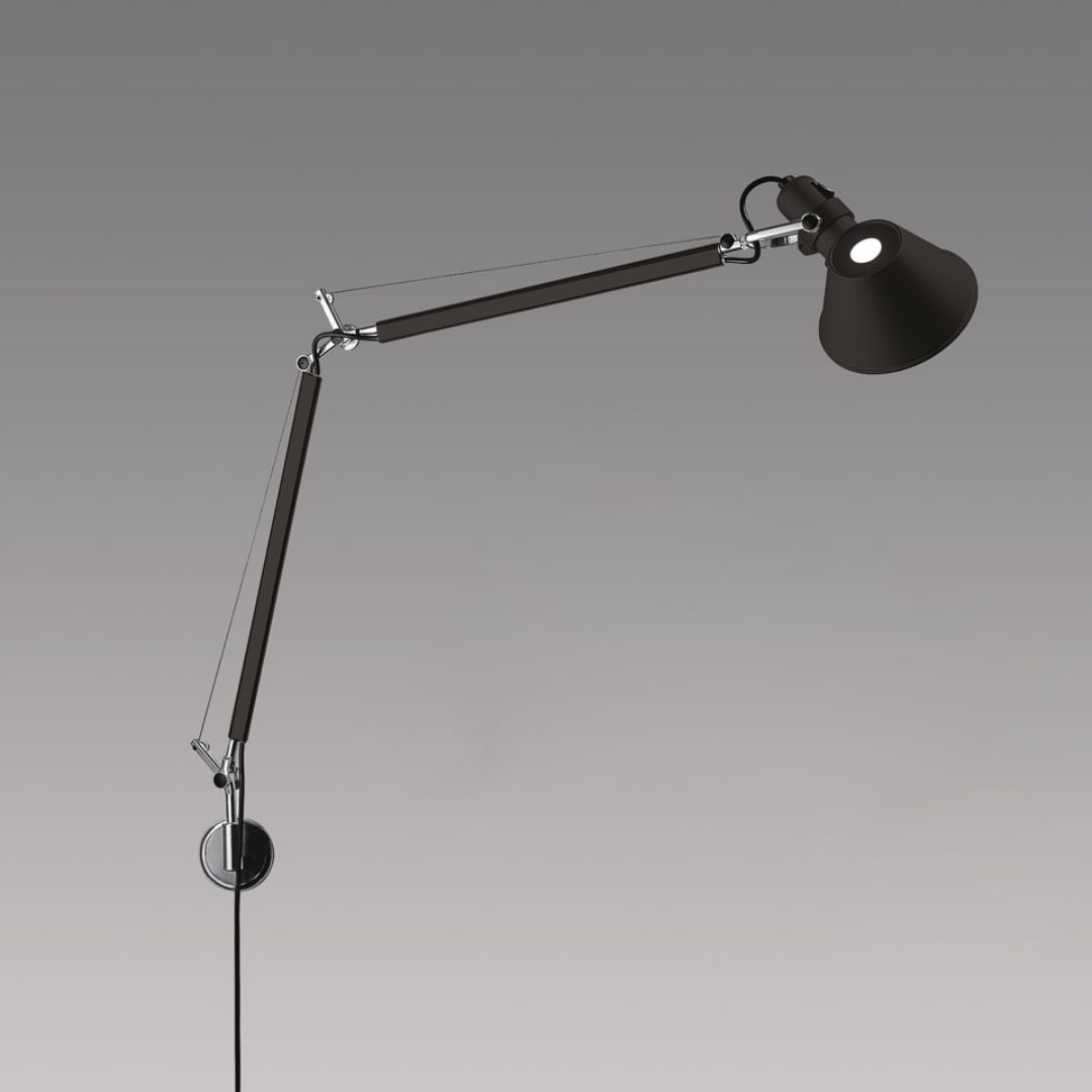 Se Tolomeo Mini Væglampe Sort - Artemide hos Luxlight.dk