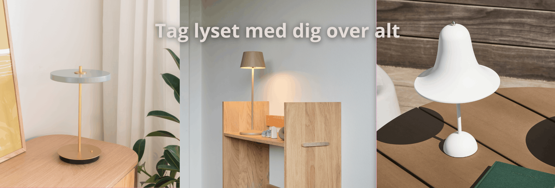 Transportabel lampe banner